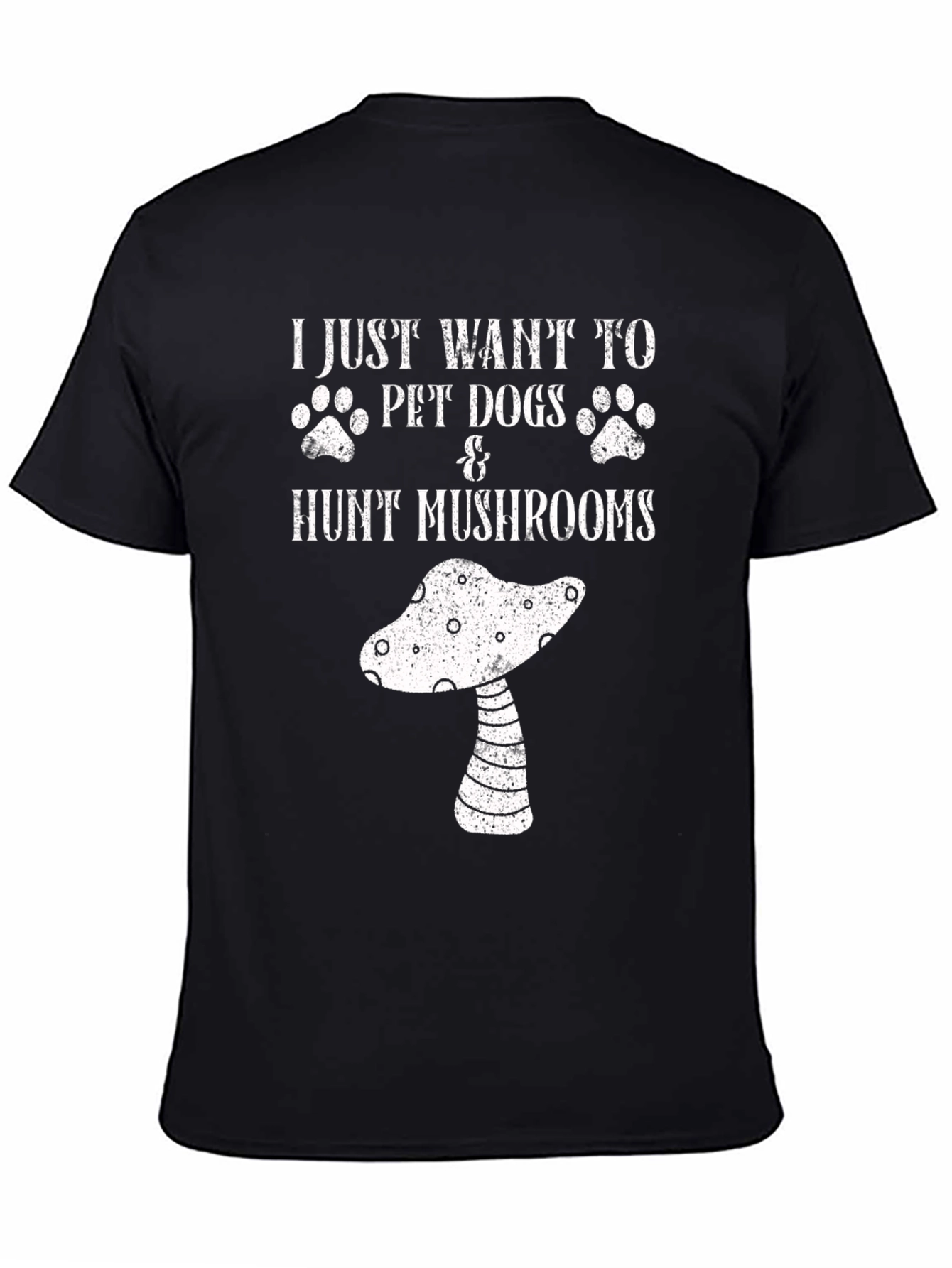 Dog & Mushroom Lover T-Shirt - Fun Graphic Tee