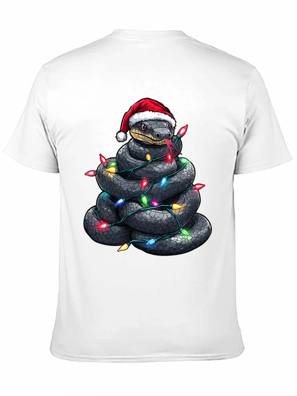 Festive Snake Christmas T-Shirt