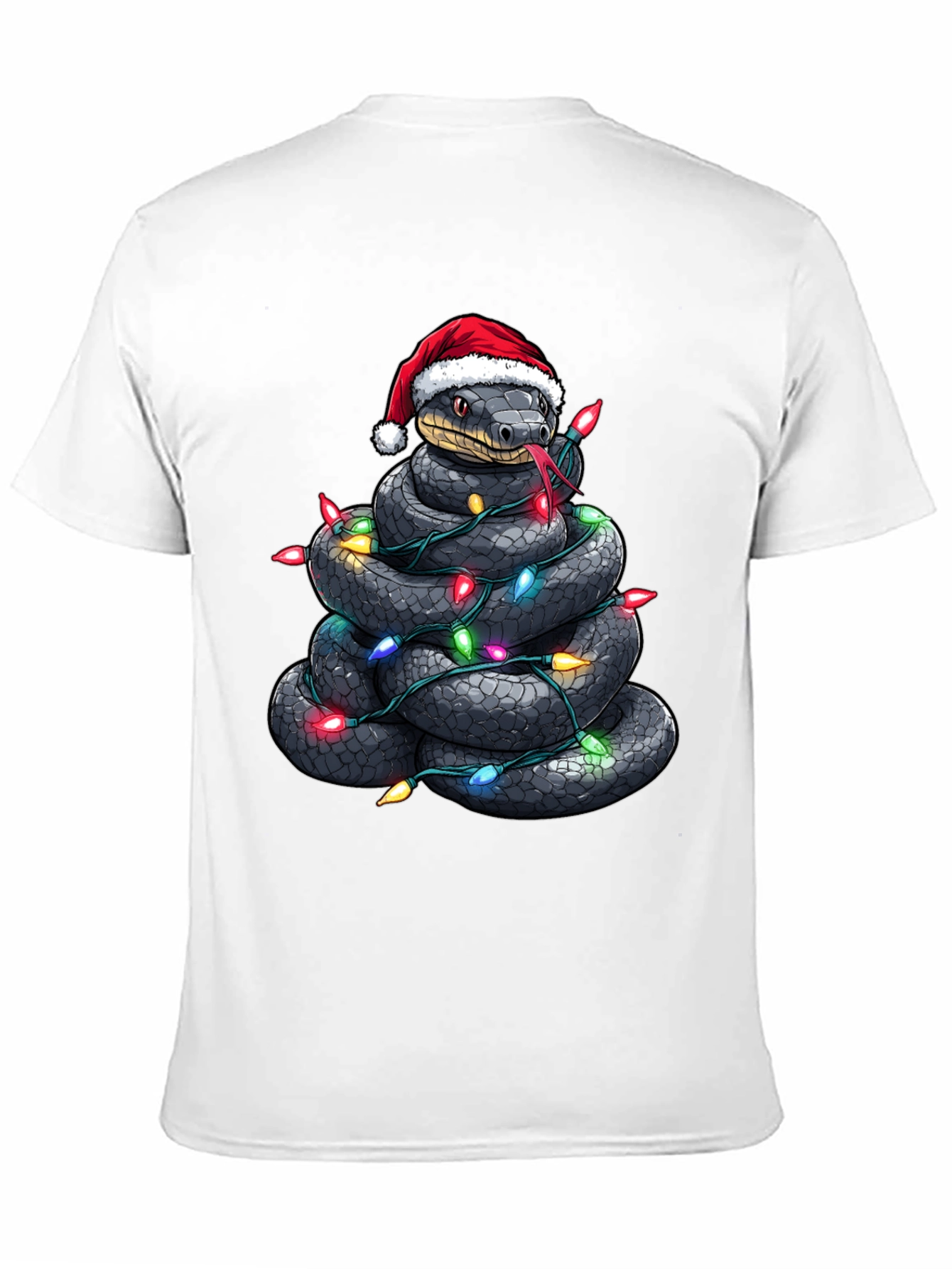 Festive Snake Christmas T-Shirt