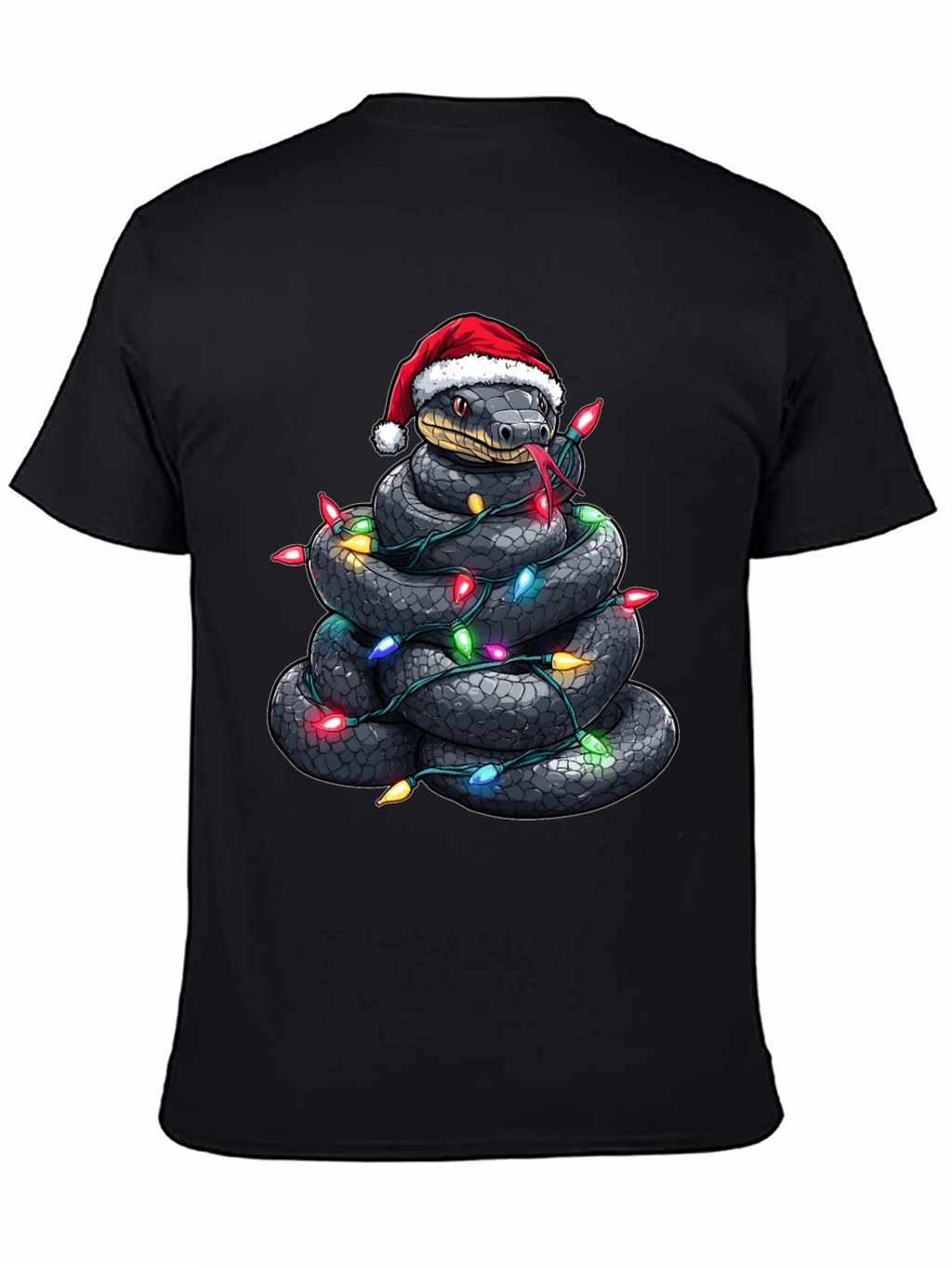 Festive Snake Christmas T-Shirt