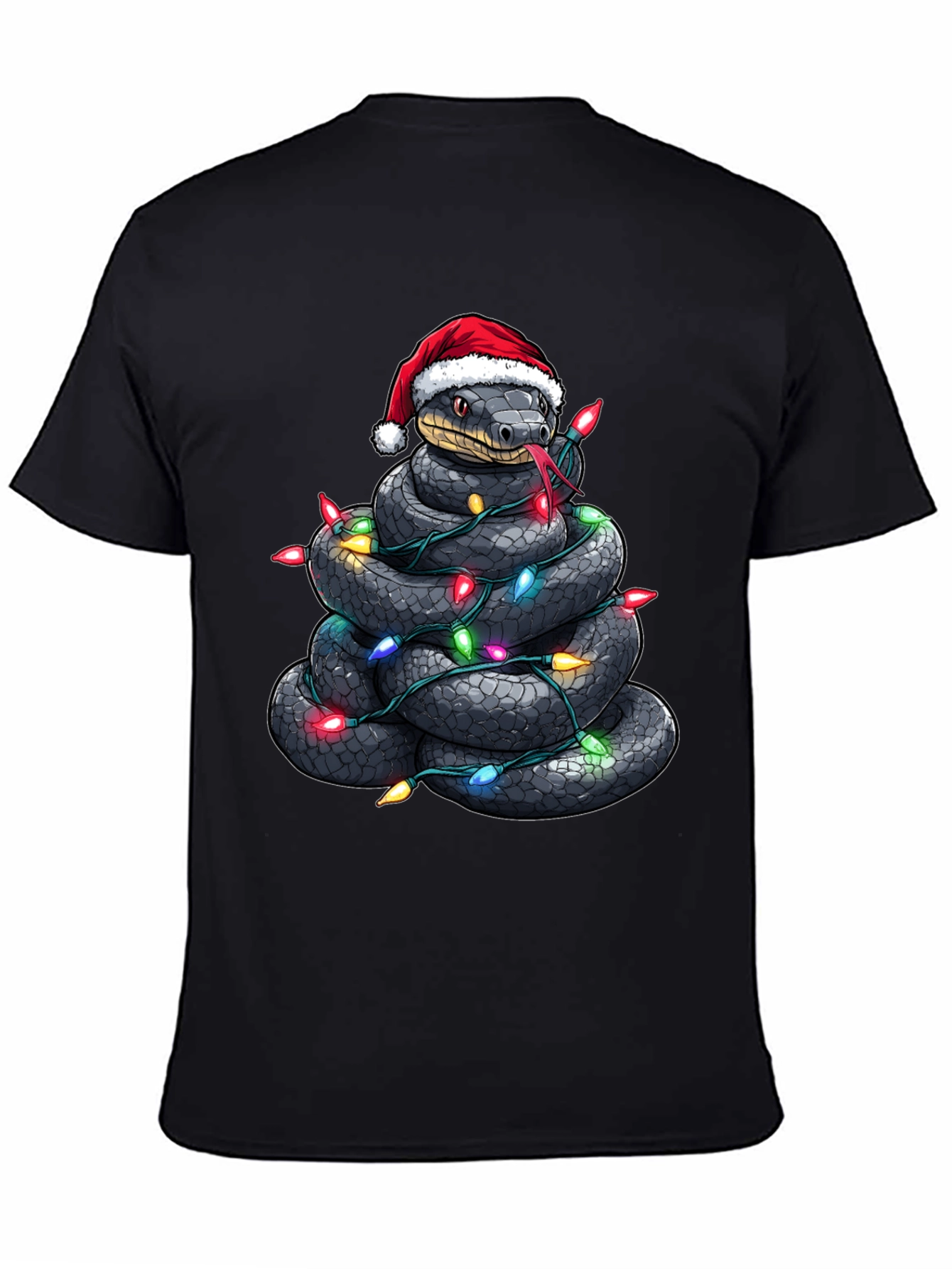 Festive Snake Christmas T-Shirt