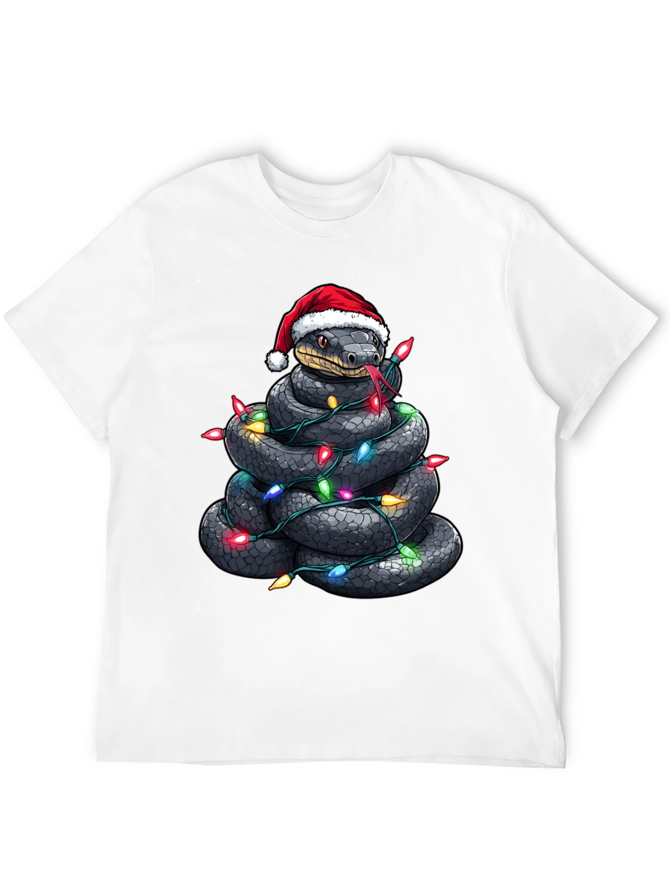 Festive Snake Christmas T-Shirt