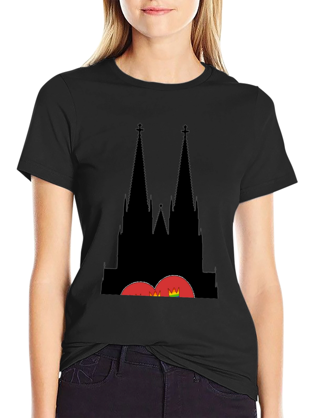 Cologne Cathedral Black T-Shirt