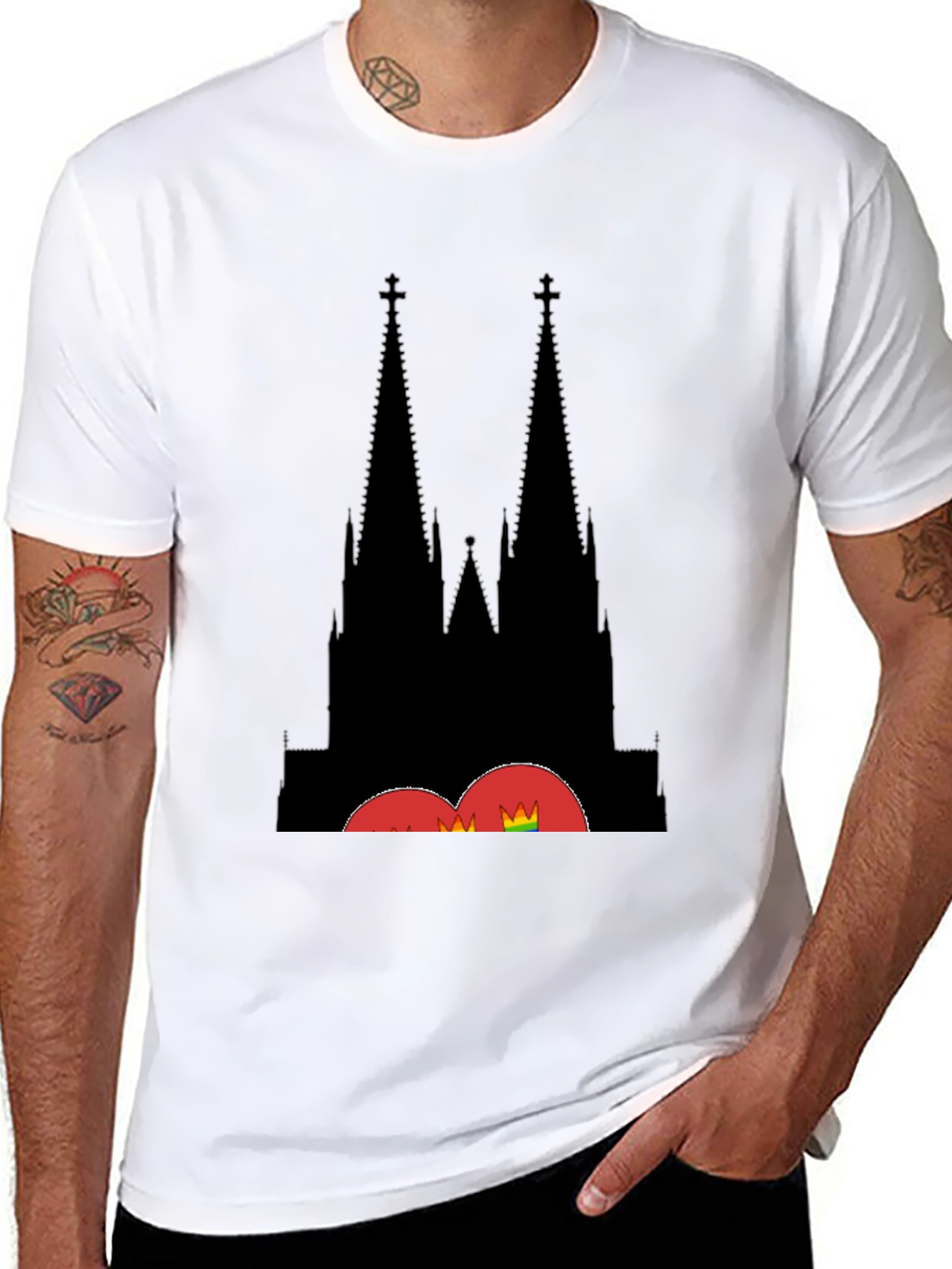 Cologne Cathedral Black T-Shirt