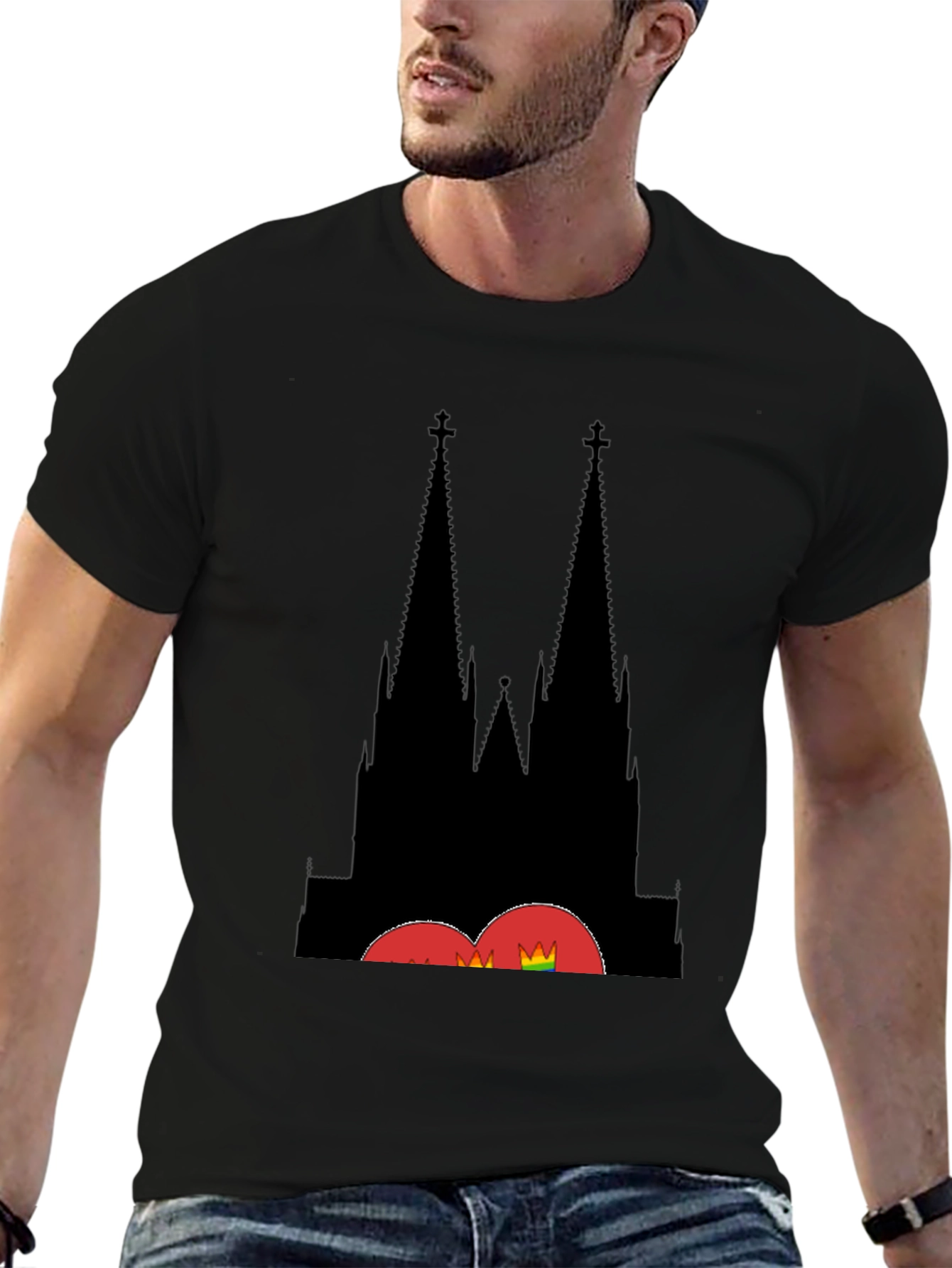 Cologne Cathedral Black T-Shirt