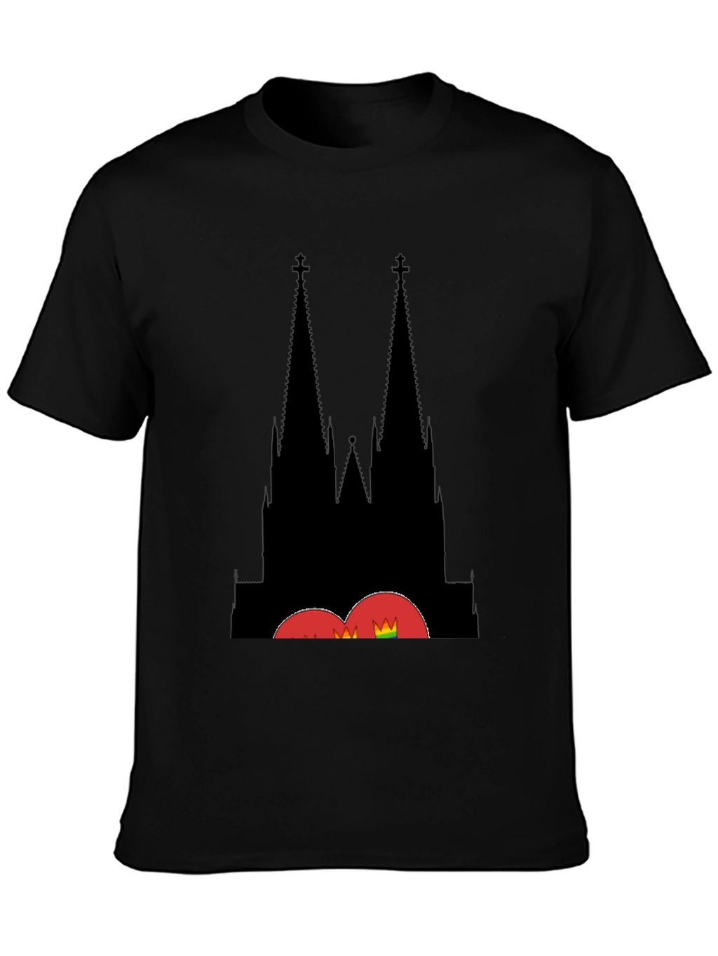 Cologne Cathedral Black T-Shirt