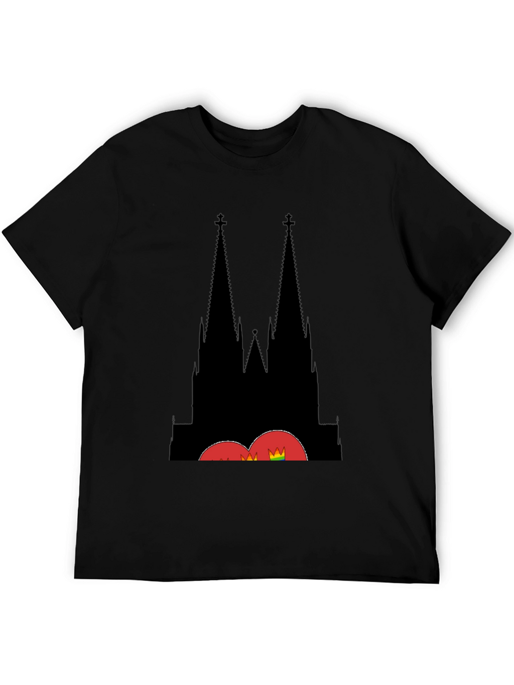 Cologne Cathedral Black T-Shirt