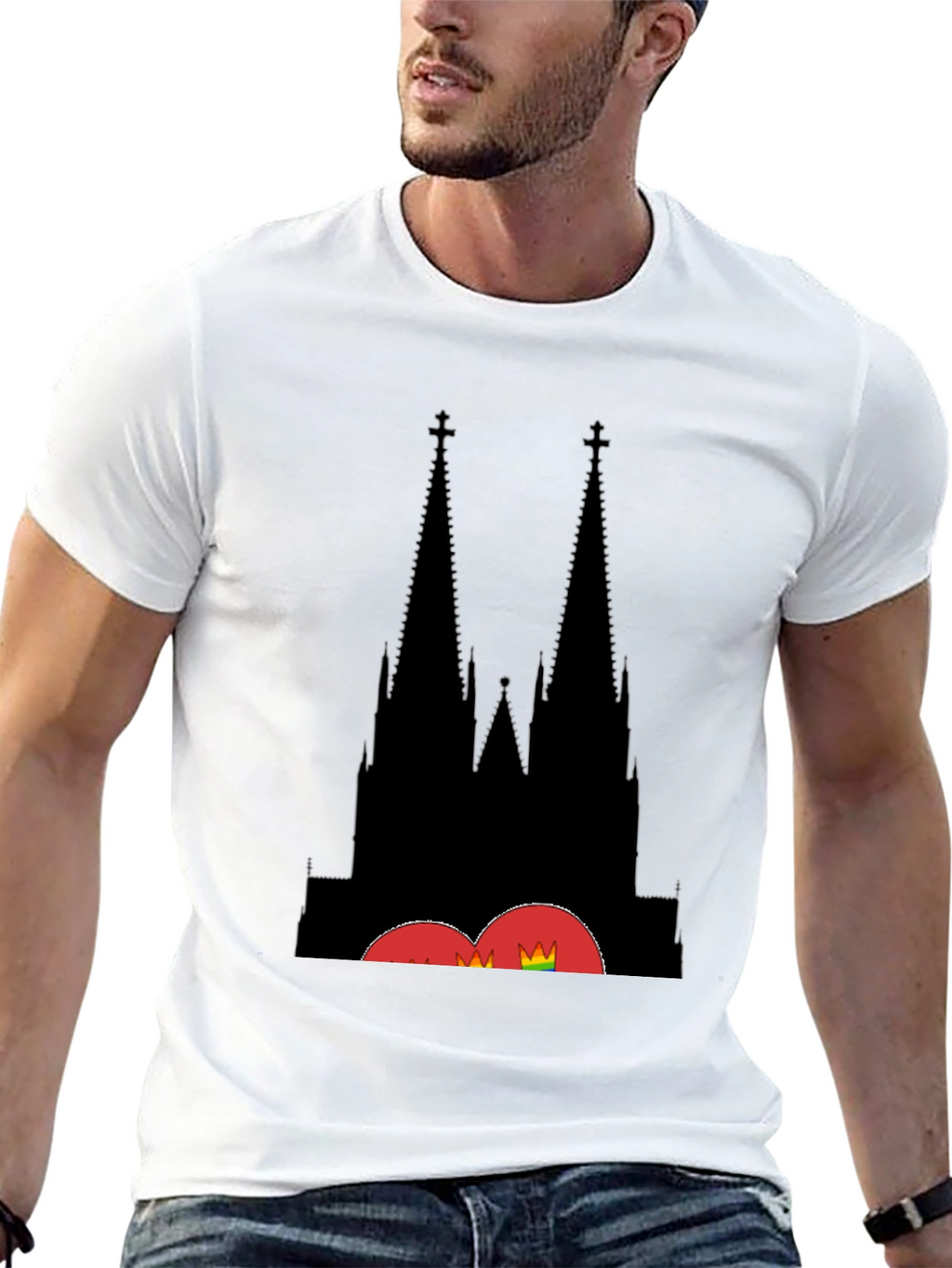 Cologne Cathedral Black T-Shirt
