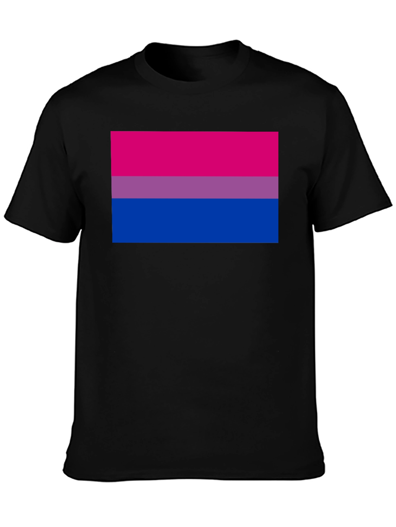 Bisexual Pride Flag Graphic T-Shirt