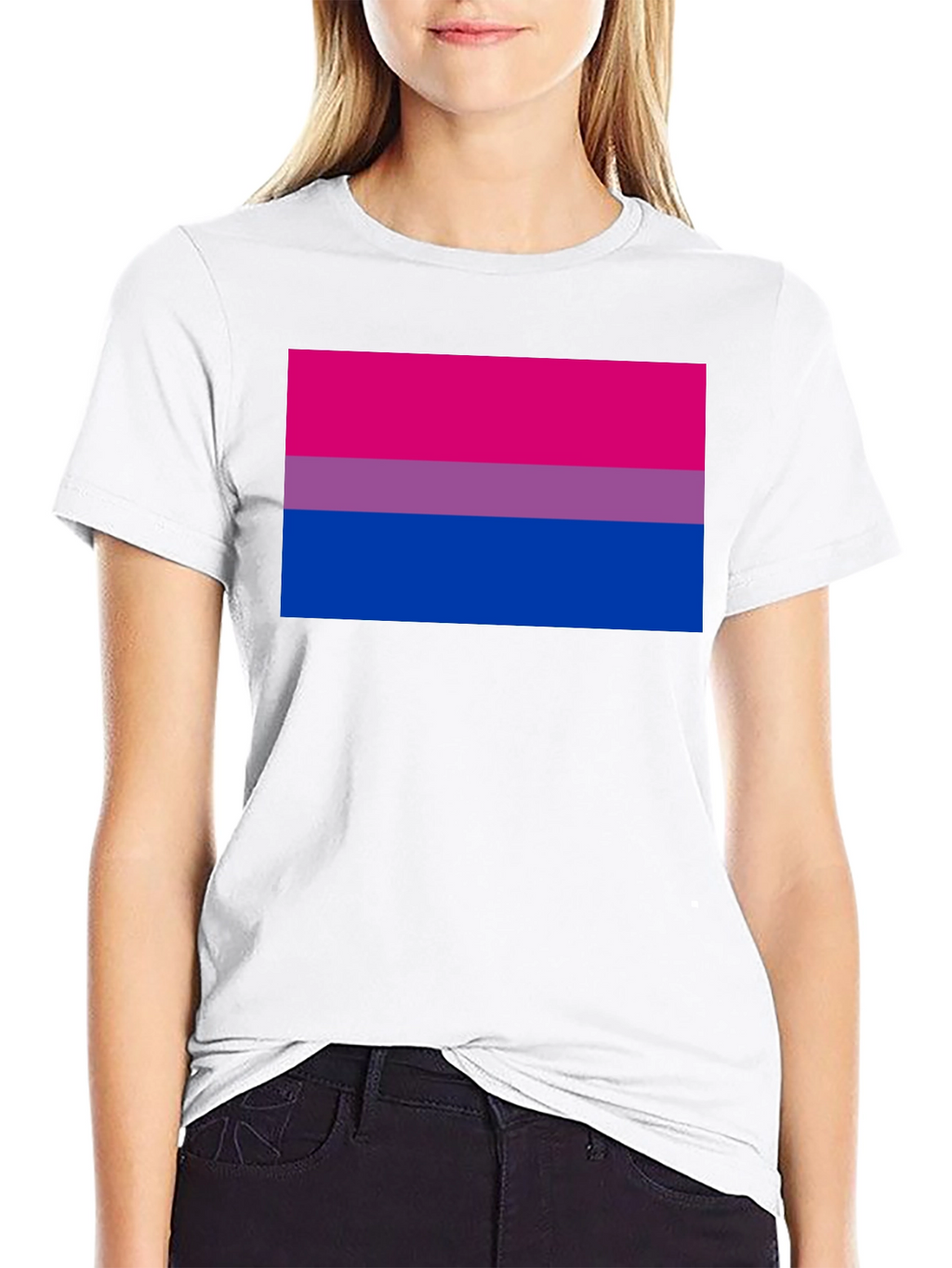 Bisexual Pride Flag Graphic T-Shirt