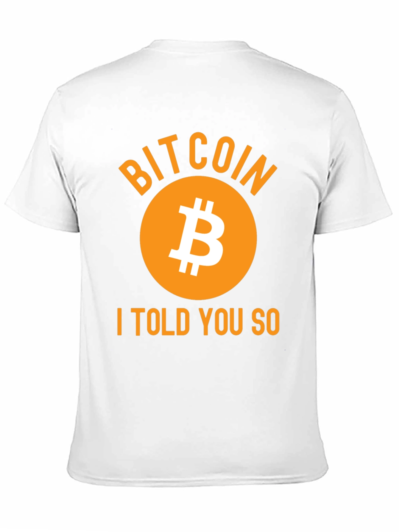 Bitcoin I Told You So Black T-Shirt