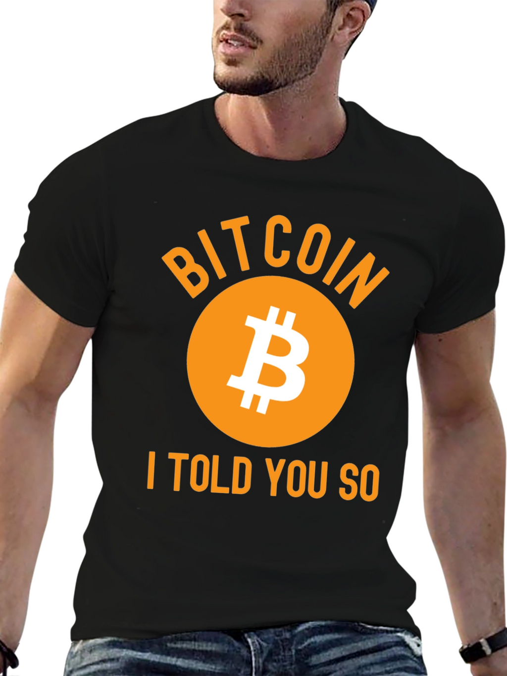 Bitcoin I Told You So Black T-Shirt