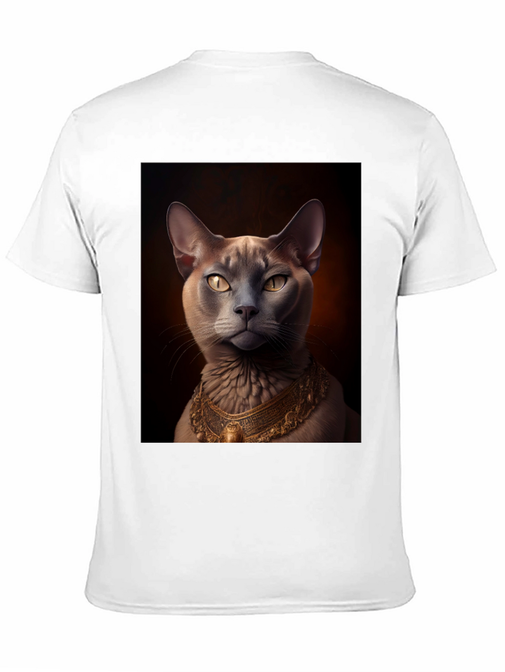 Royal Cat Graphic Tee - Black T-Shirt