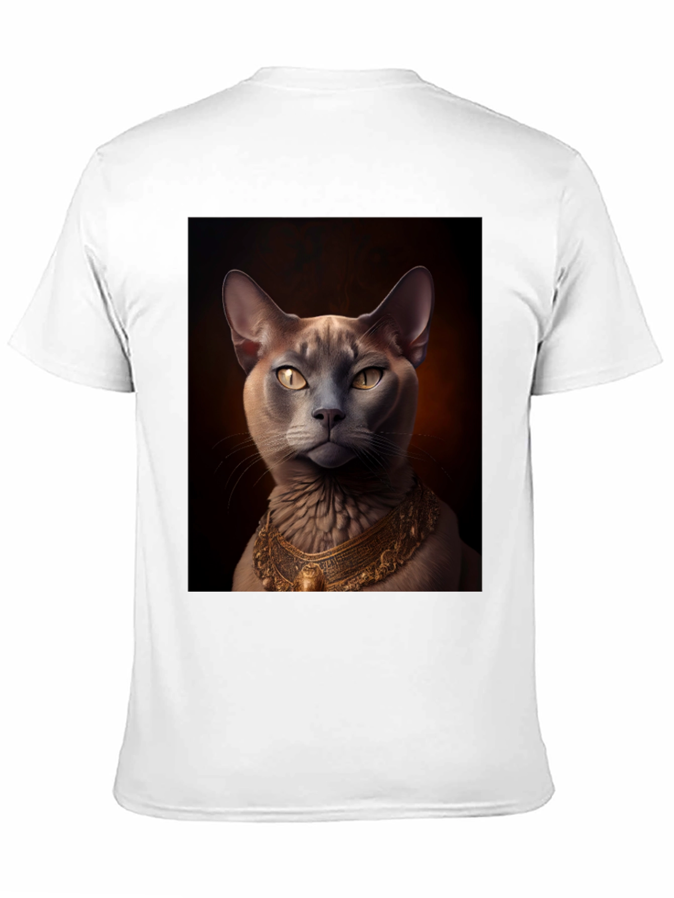 Royal Cat Graphic Tee - Black T-Shirt