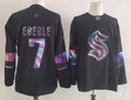 Men's Seattle Kraken Jordan Eberle #7 Black Game Jerseys