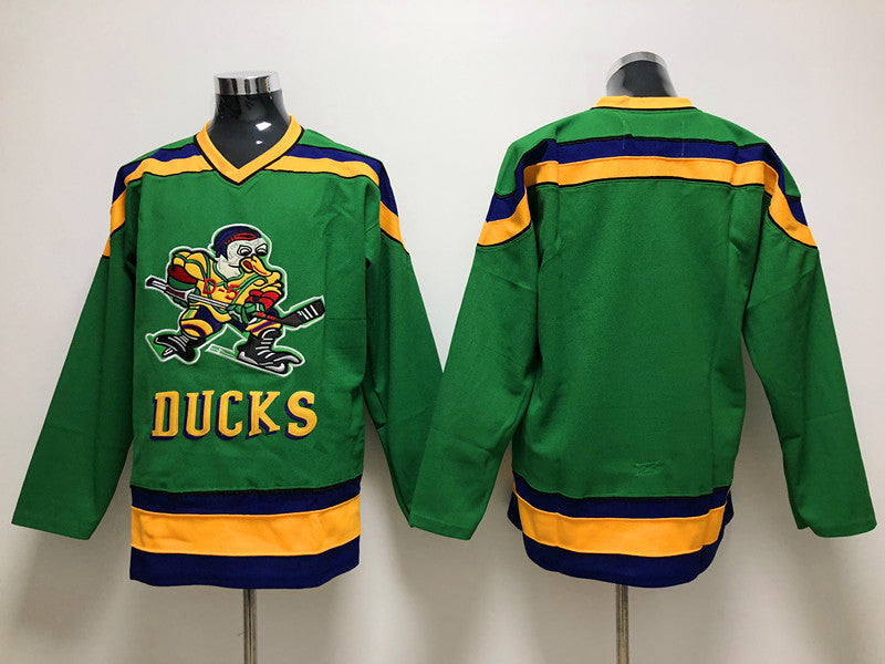 Men's Anaheim Ducks Green Blank Jerseys