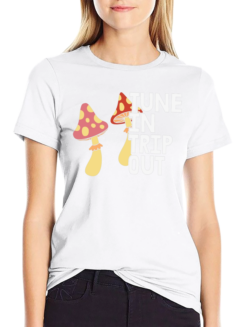 Tune In Trip Out Mushroom Graphic Tee