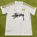 2023 Italy 125th Anniversary White Fans Soccer Jersey 带胸前广告 Front