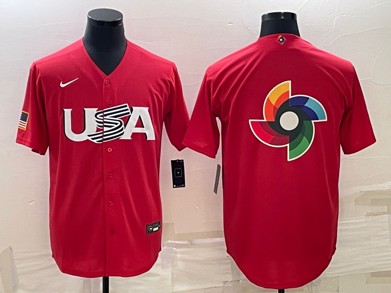 Men's 2023 World Baseball Classic USA Red Jerseys