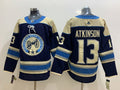 Men's Columbus Blue Jackets Cam Atkinson #13 Navy Breakaway Player Jerseys