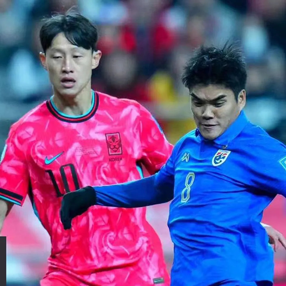 2024/25 South Korea Home Red Fans Soccer Jersey Detail 2