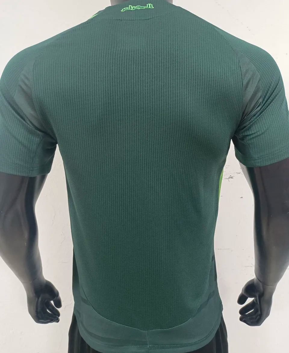 2025 Algeria Away Green Player Version Jersey Back
