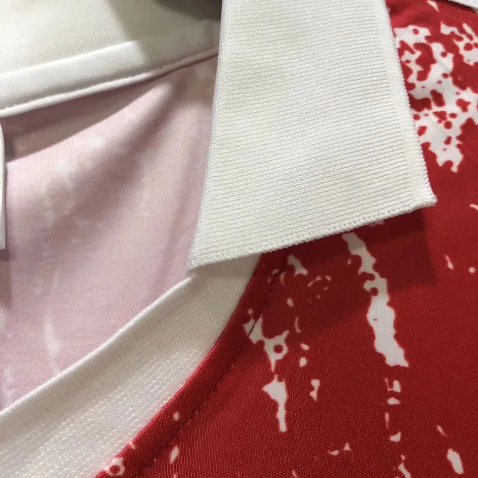 1990 CCCP Home Red Retro Soccer Jersey Detail 3