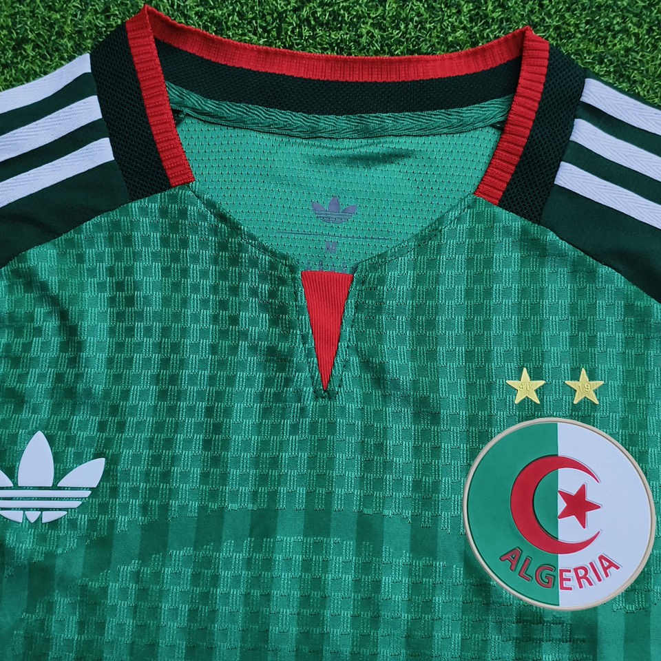 2026/27 Algeria Away Green Player Version Soccer Jersey （2 Stars 2星） Item NO.: 2153868 Detail 1