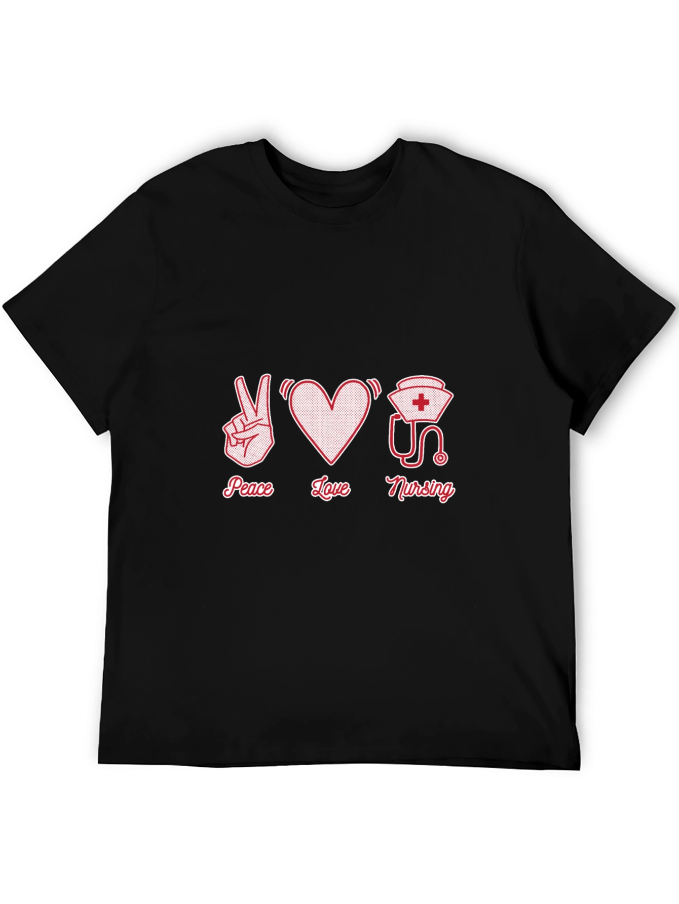 Peace Love Nursing Graphic Tee