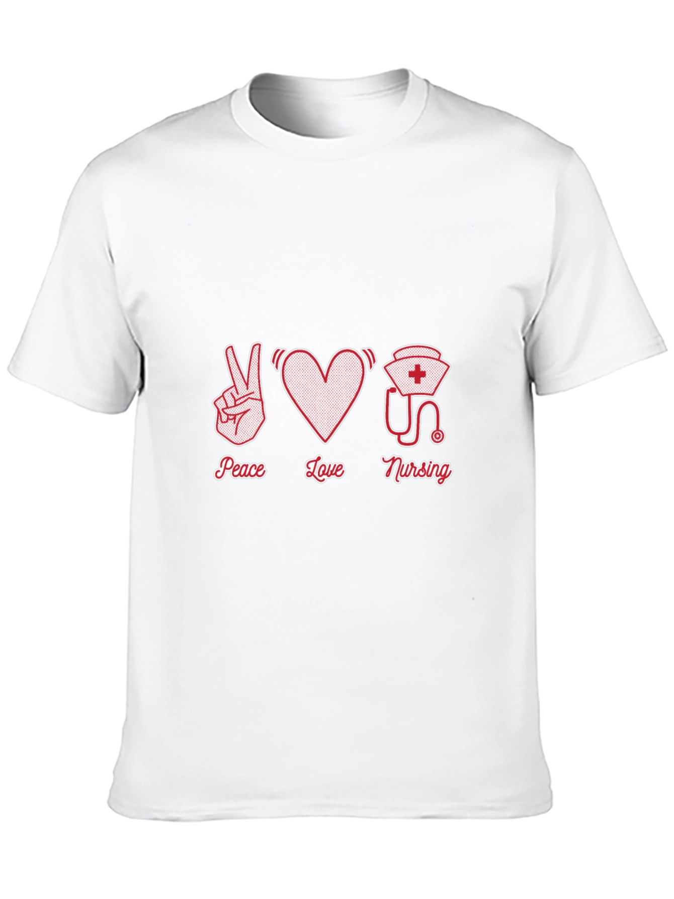 Peace Love Nursing Graphic Tee