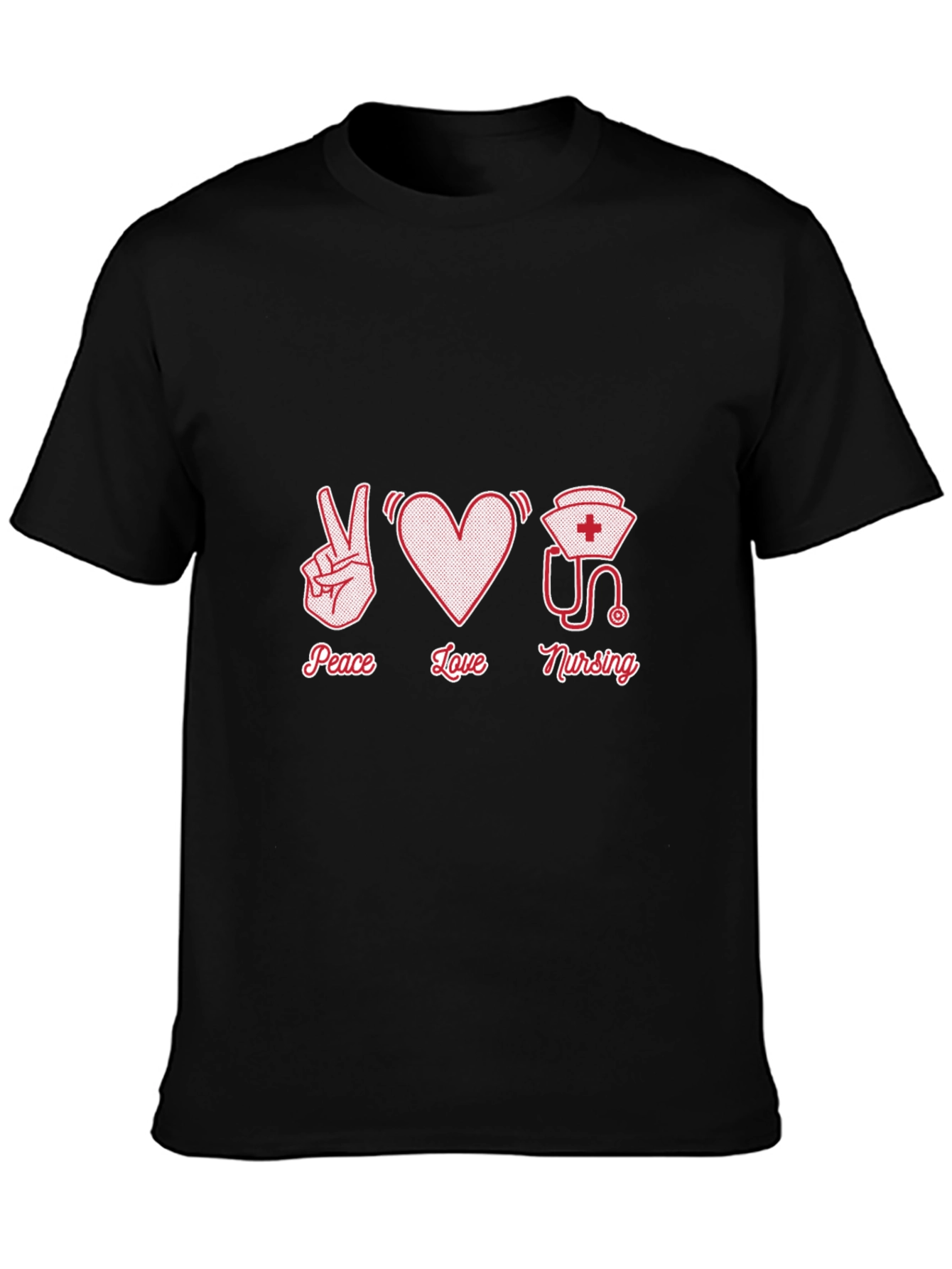 Peace Love Nursing Graphic Tee