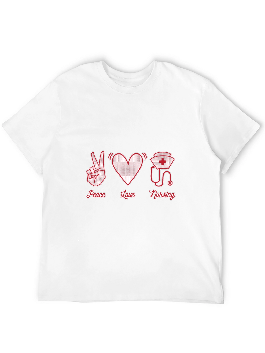 Peace Love Nursing Graphic Tee