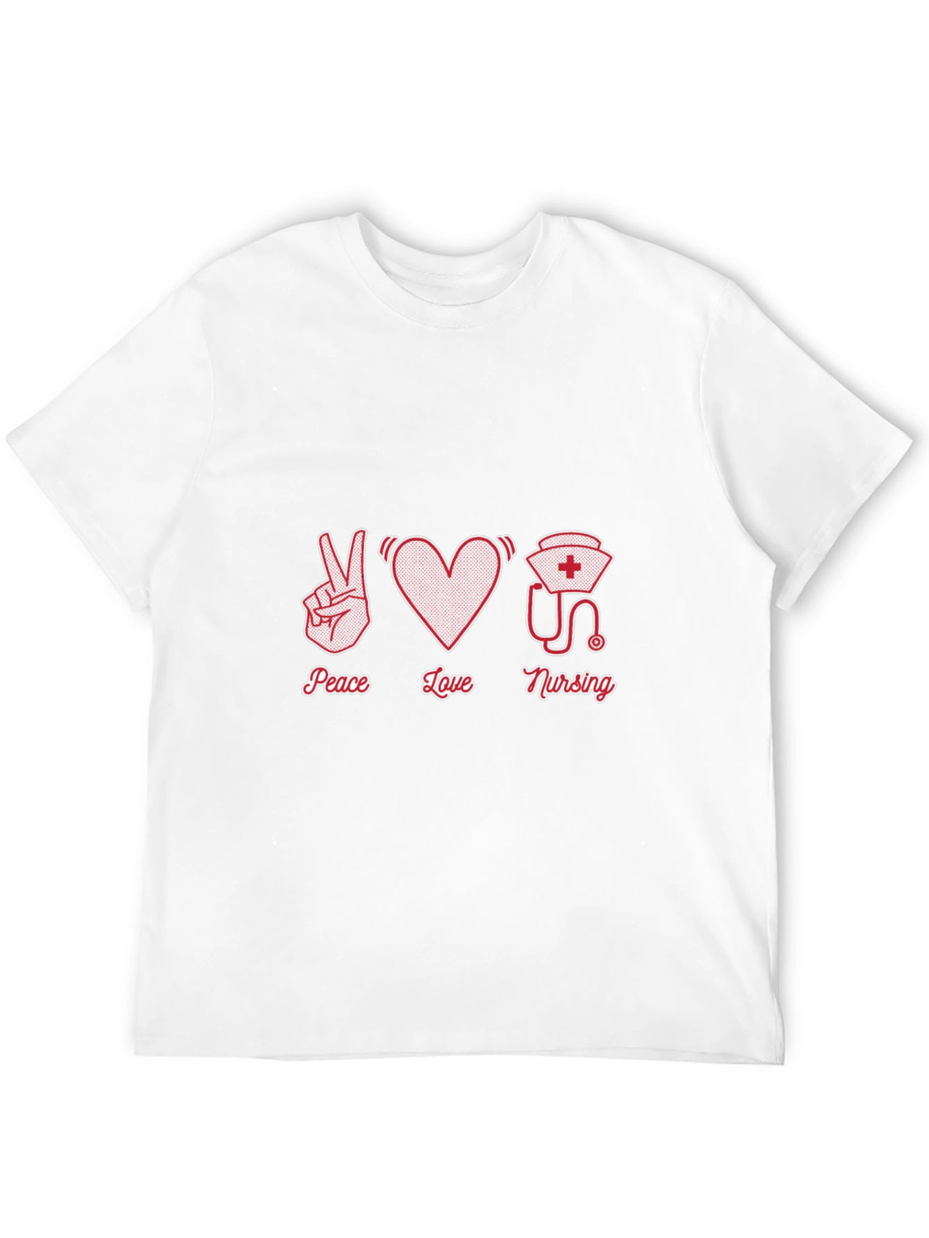 Peace Love Nursing Graphic Tee