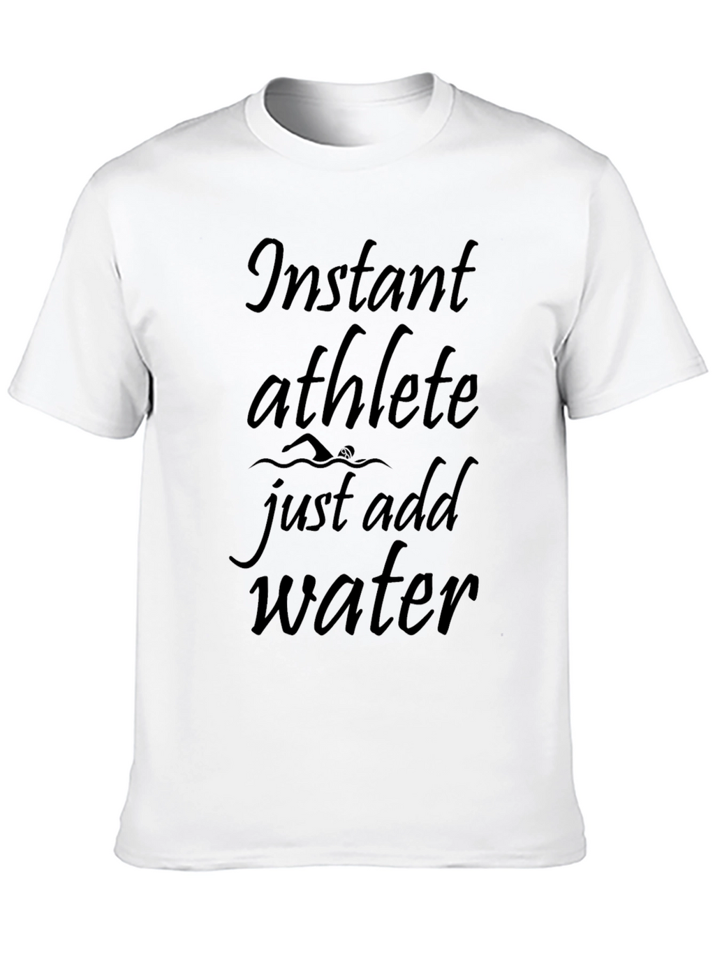 Instant Athlete Just Add Water Black T-Shirt