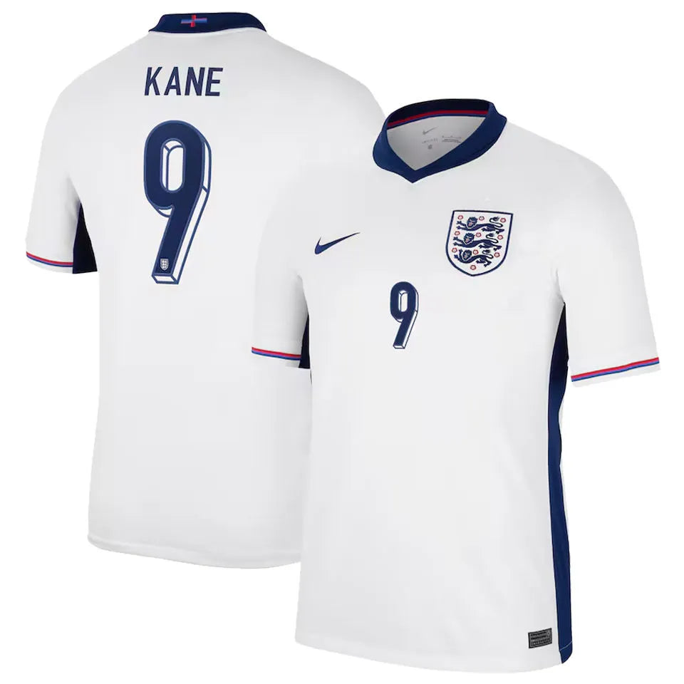 KANE #9 England 1:1 Quality Home White Fans Jersey 2024/25 ★★ Front