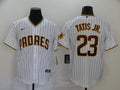 Men's San Diego Padres Fernando Tatis Jr. #23 Stitched White Jerseys