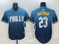 Men's Philadelphia Phillies Jeff Hoffman #23 Blue 2024 City Connect Limited Player Jerseys