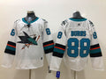 Men's San Jose Sharks Brent Burns #88 White Breakaway Player Jerseys