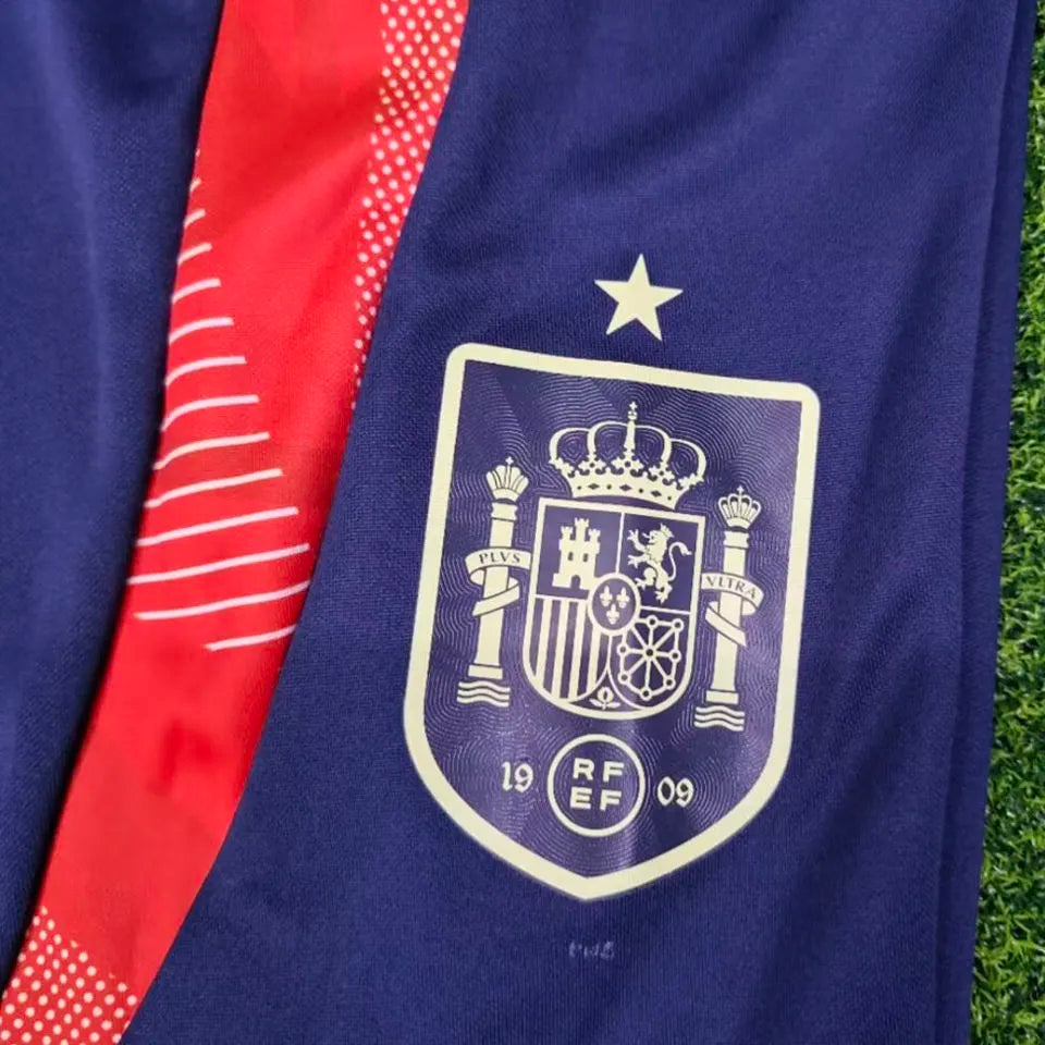 2024/25 Spain Sapphire Blue Sports Trousers Detail 1