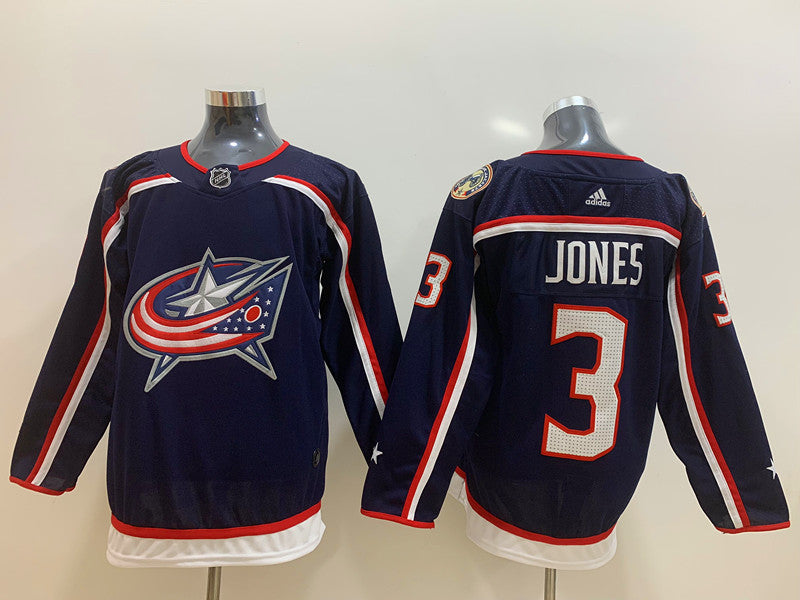 Men's Columbus Blue Jackets Seth Jones #3 Navy Home Breakaway Player Jerseys