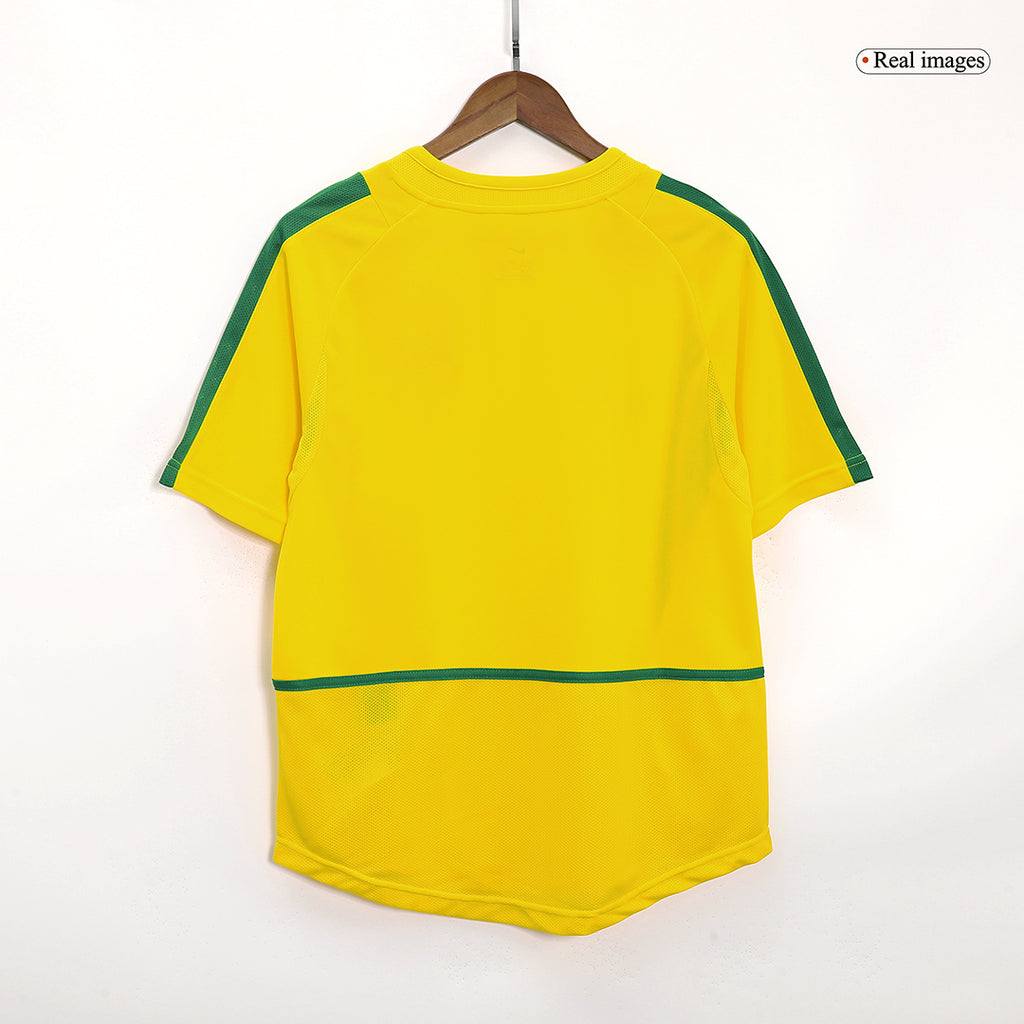 Retro Brazil Home Jersey World Cup 2002 Image 6