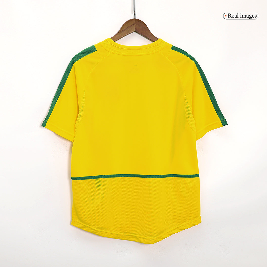 Retro Brazil Home Jersey World Cup 2002 Image 6