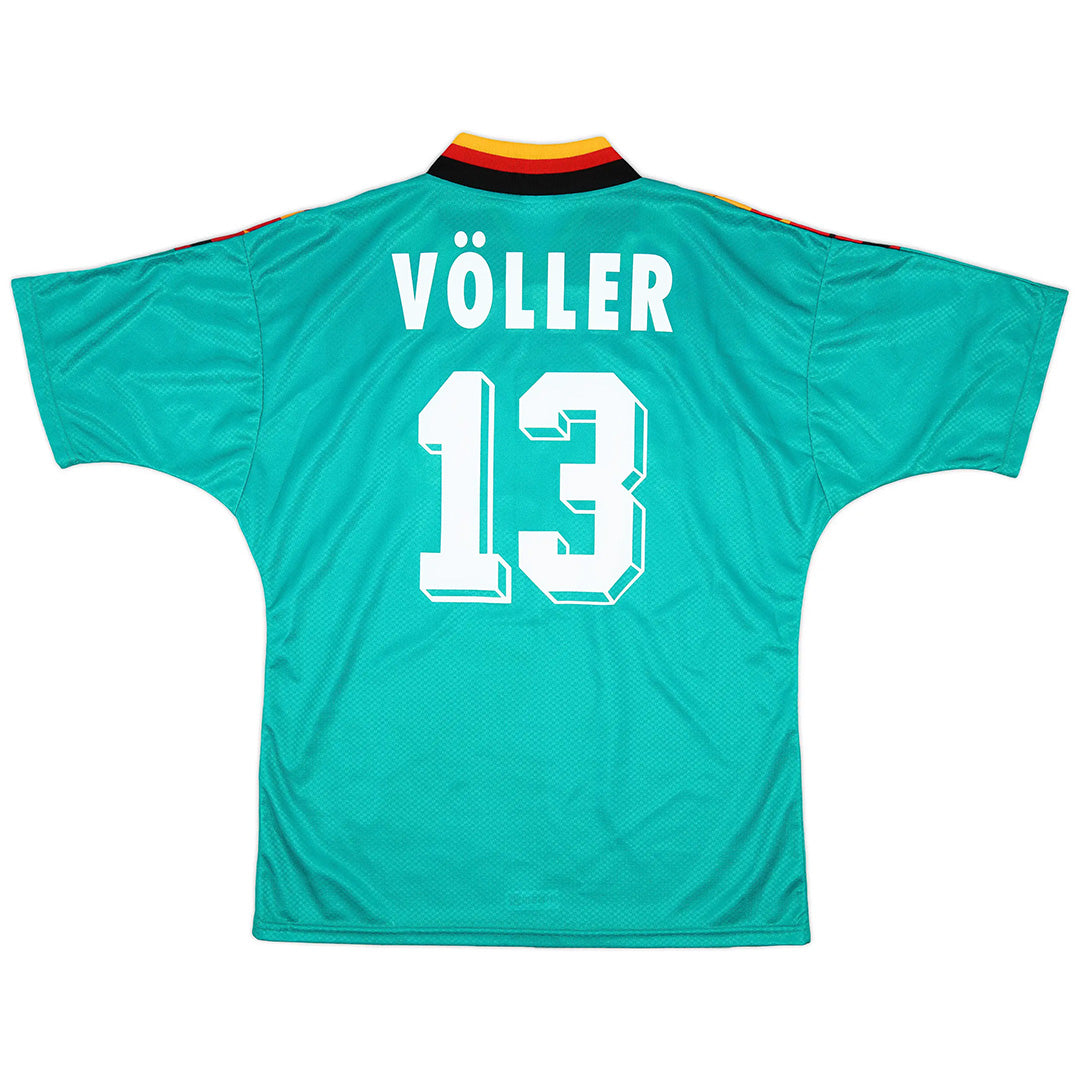 Völler #13 Retro Germany Away Jersey 1994 Front