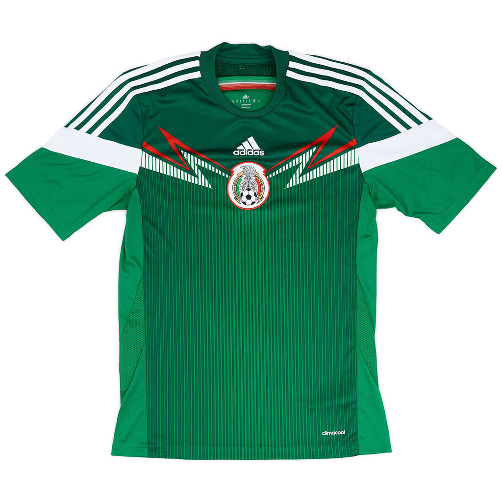 Retro Mexico Home Jersey World Cup 2014 Image 3