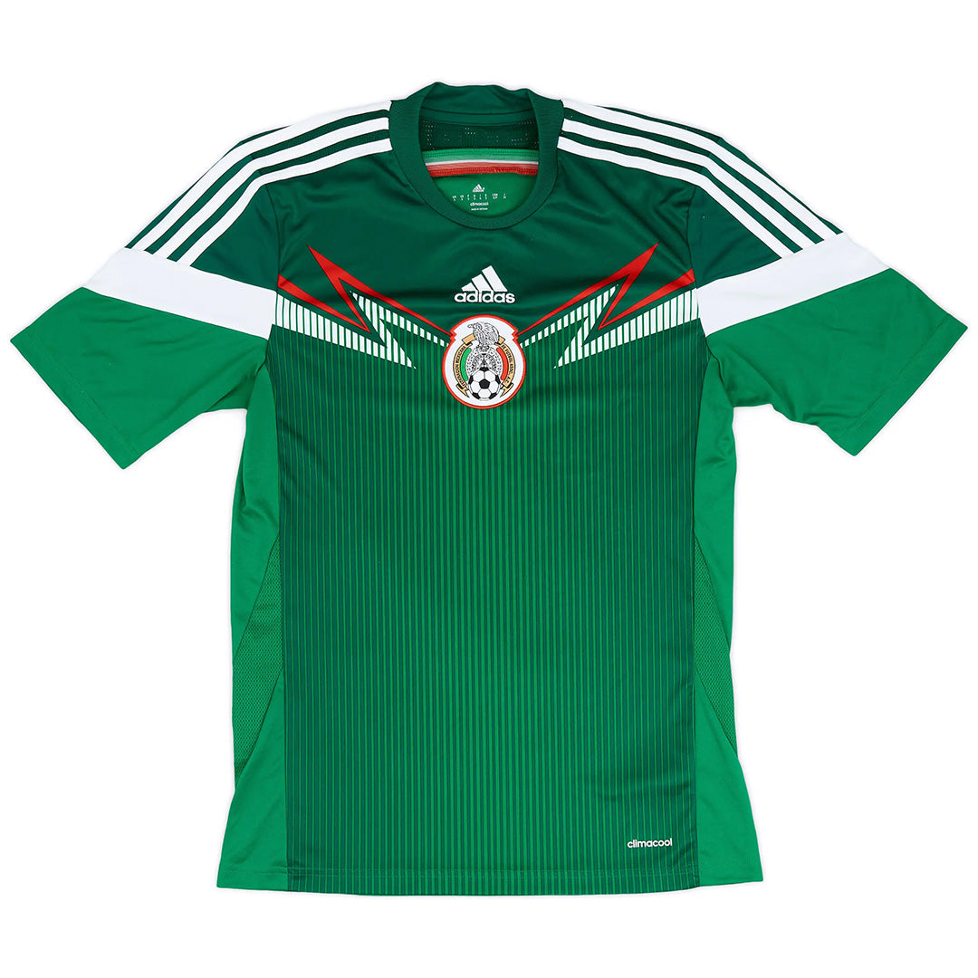 Retro Mexico Home Jersey World Cup 2014 Image 3