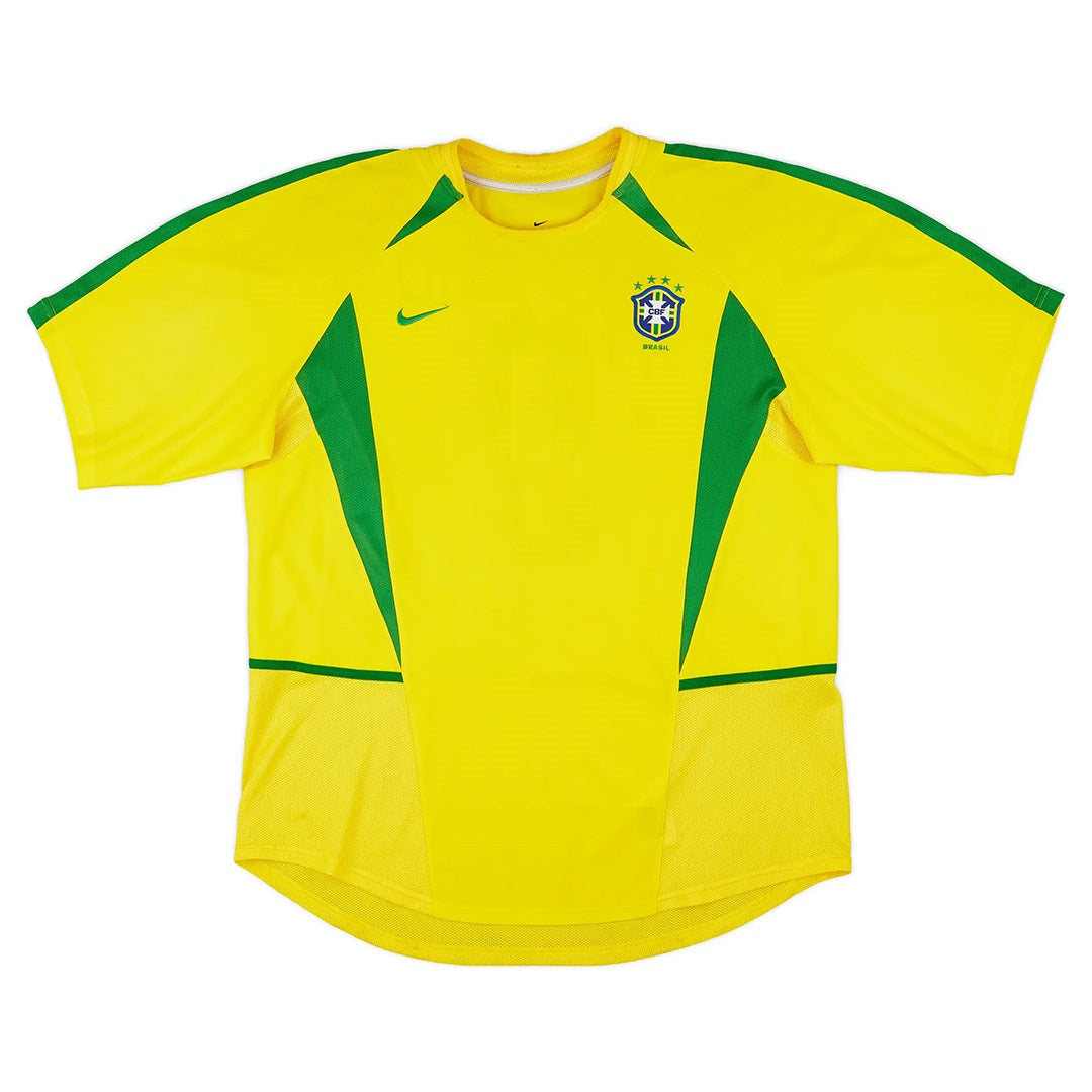 Retro Brazil Home Jersey World Cup 2002 Image 3