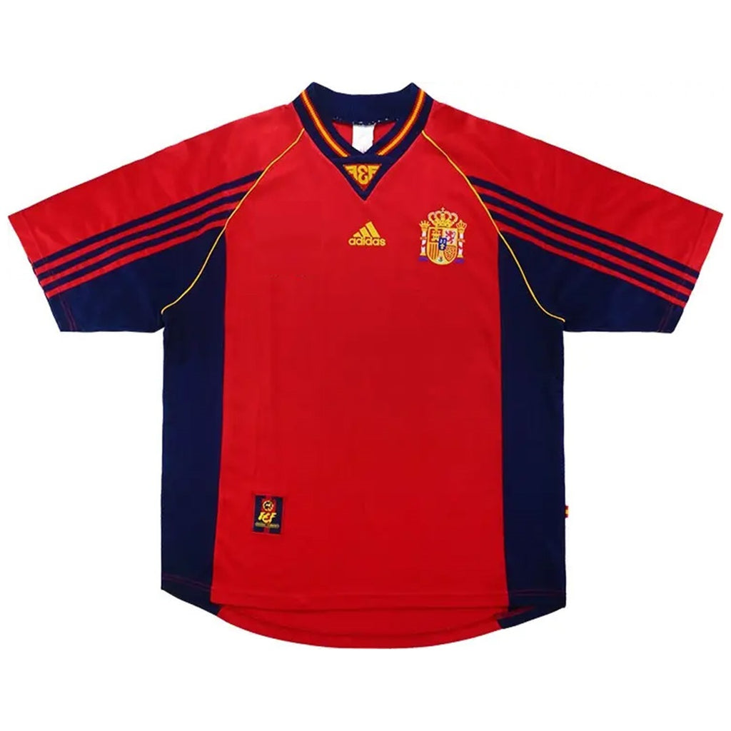 Retro Spain Home Jersey World Cup 1998 Image 3