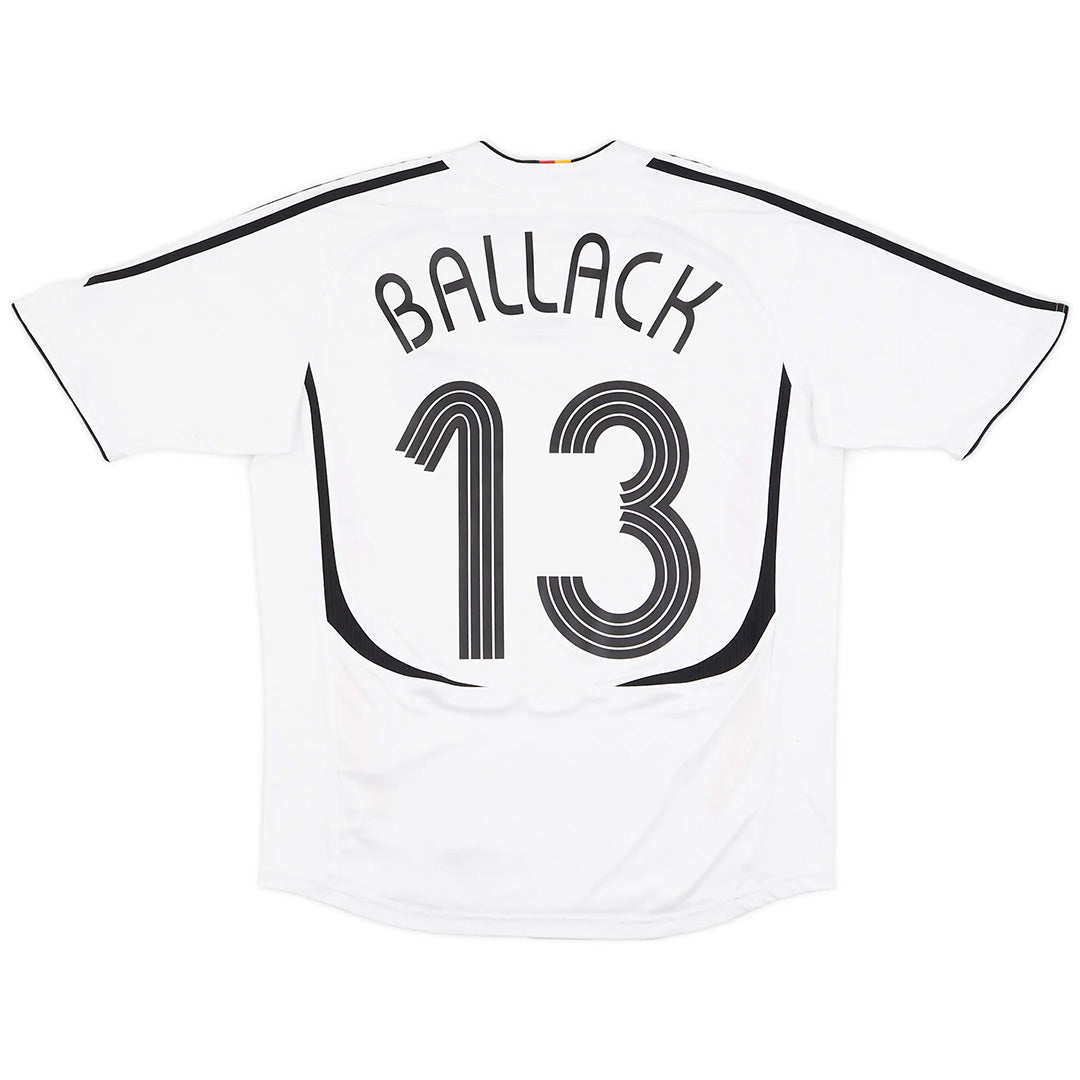 BALLACK #13 Retro Germany Home Jersey World Cup 2006 Front