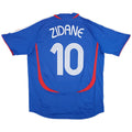 ZIDANE #10 Retro France Home Jersey World Cup 2006 Front