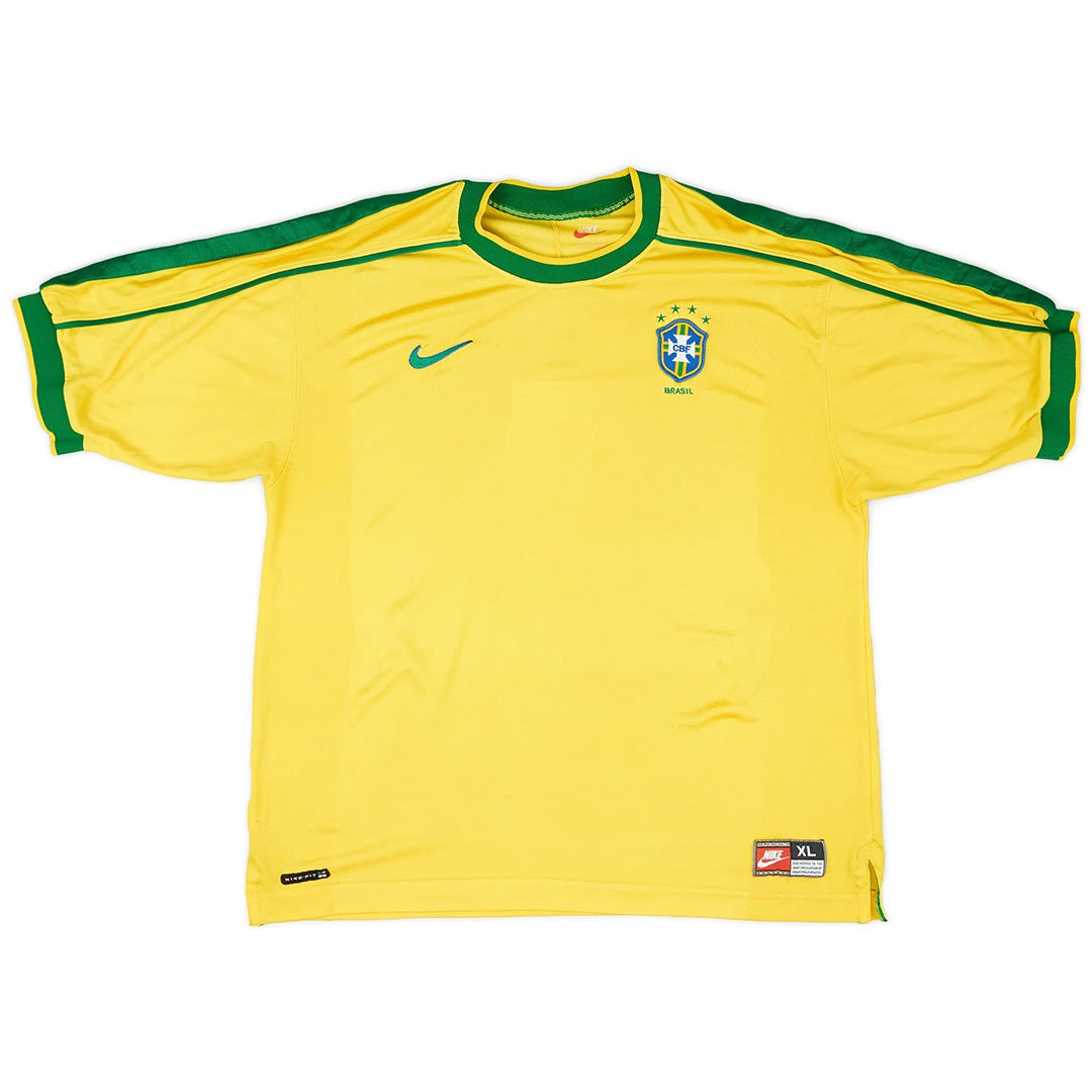 Retro Brazil Home Jersey World Cup 1998 Image 3